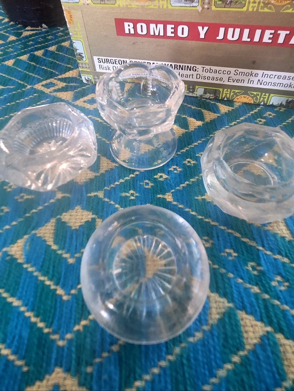 Eclectic Set Of 4 Salt Cellars